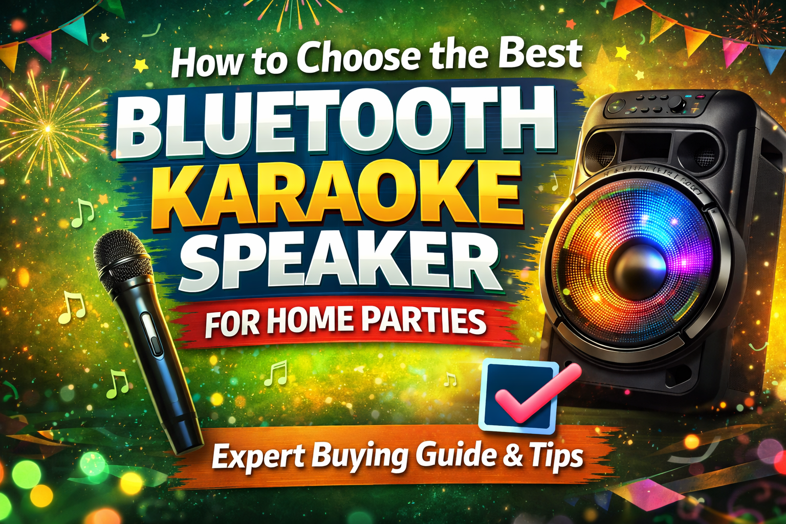 How to Choose Bluetooth Karaoke Speaker