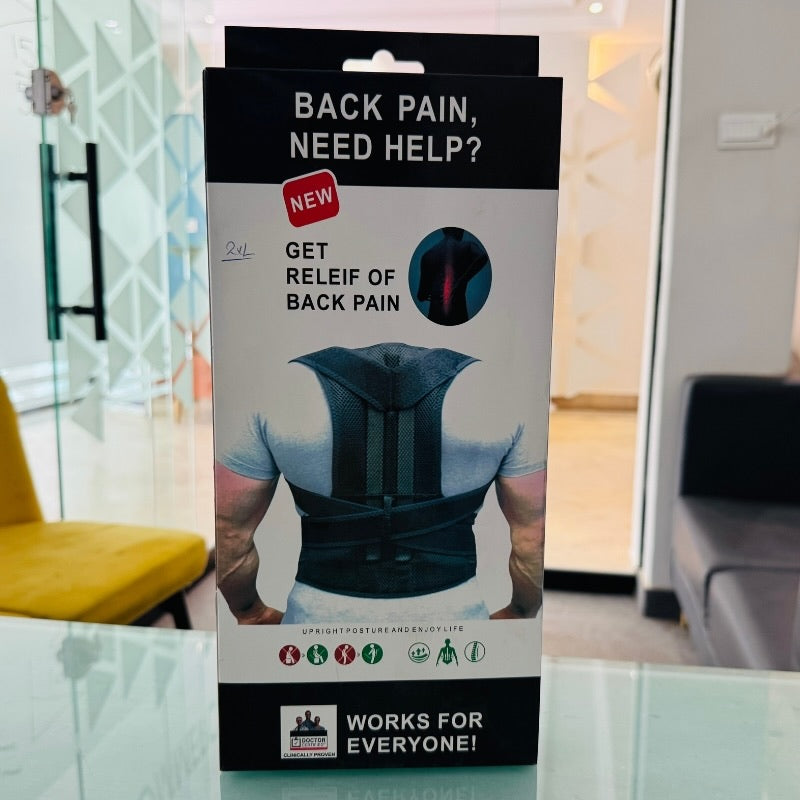 Back Pain Relief Posture Corrector Belt | Adjustable Support for Spine,