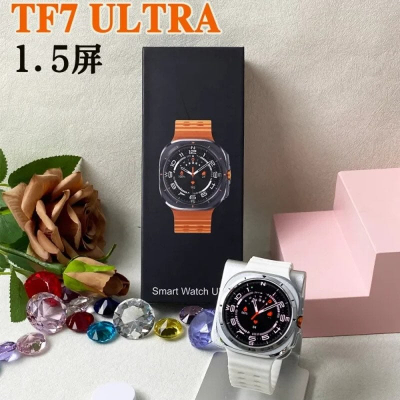 TF7 Ultra Smart Watch | Metal Body, AMOLED Display, Bluetooth Calling, Fitness