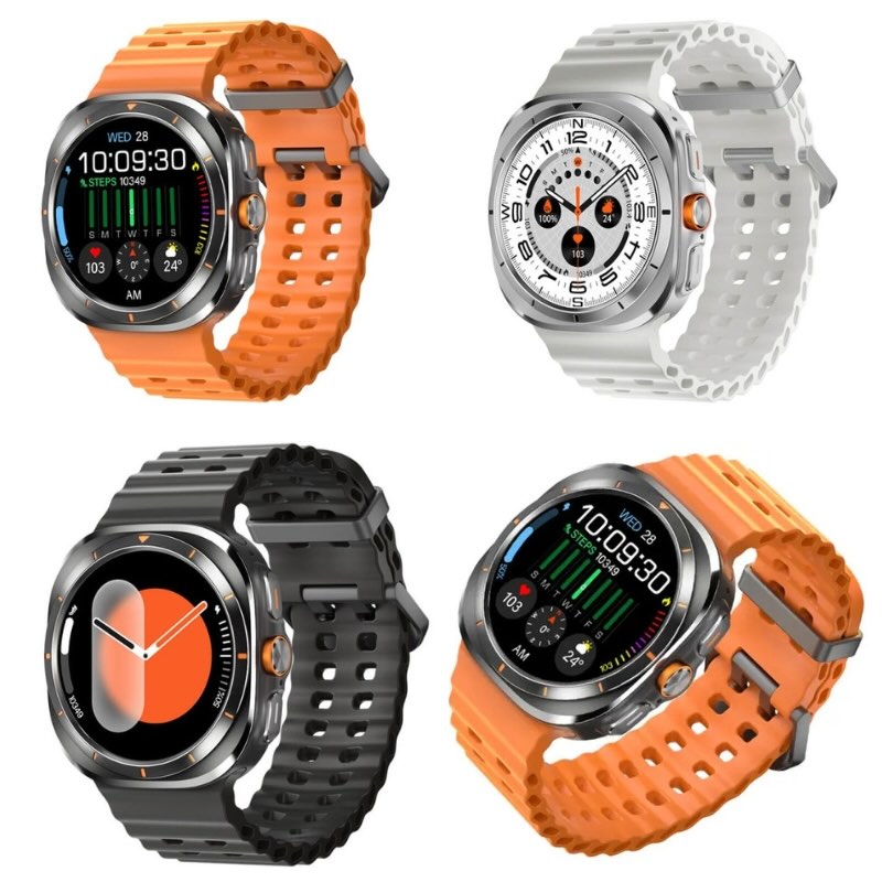 TF7 Ultra Smart Watch | Metal Body, AMOLED Display, Bluetooth Calling, Fitness
