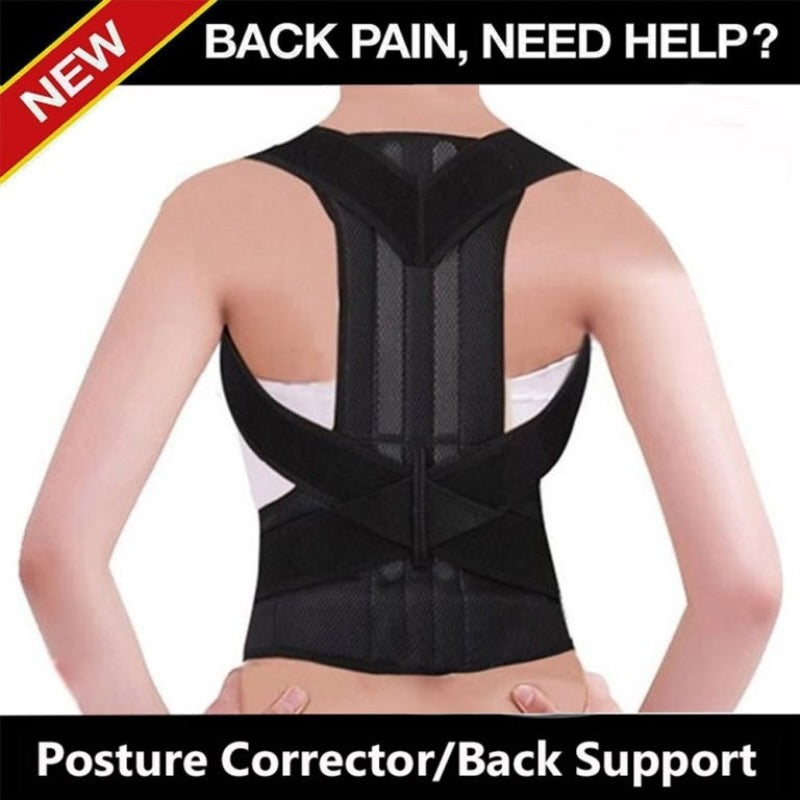 Back Pain Relief Posture Corrector Belt | Adjustable Support for Spine,