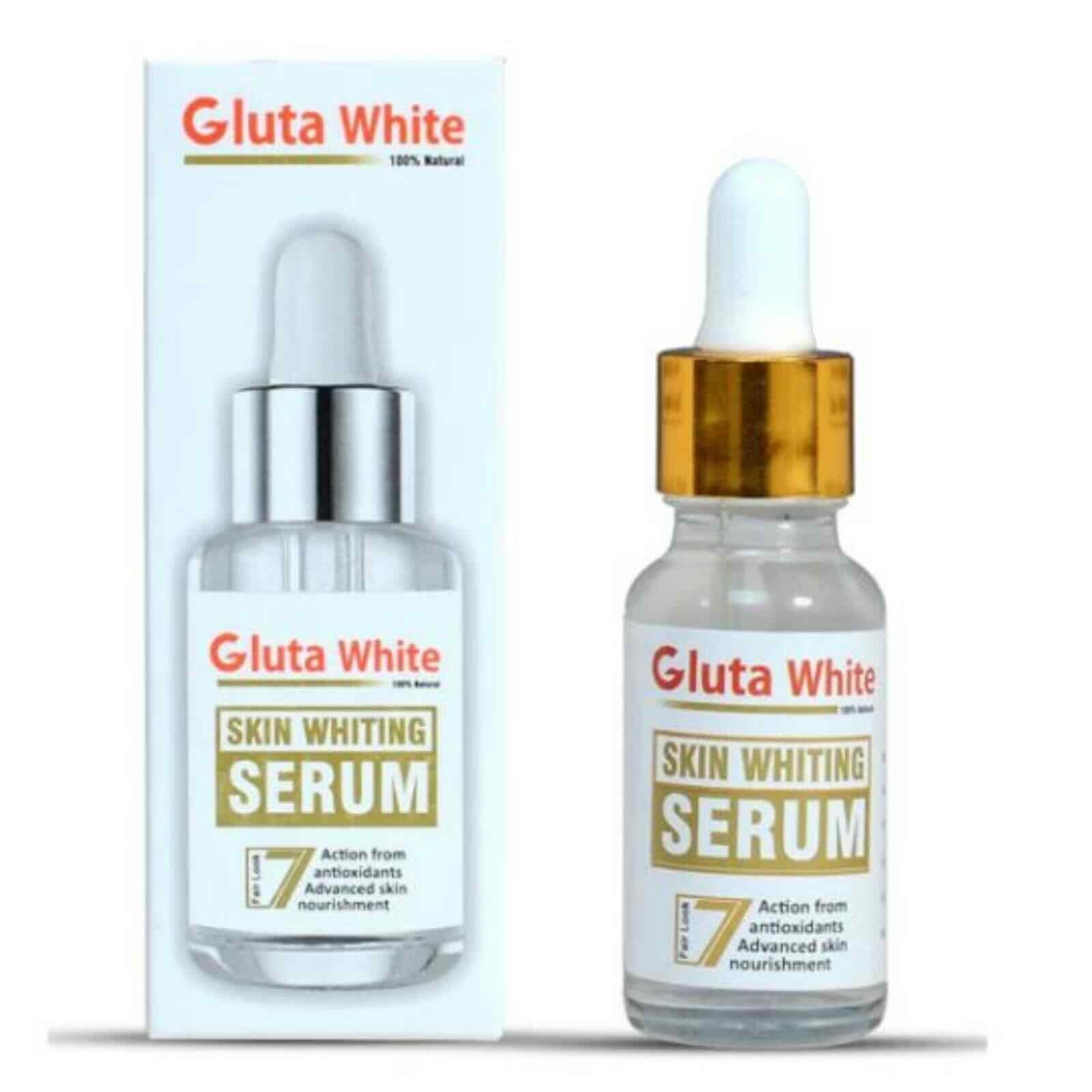 Gluta White Face Glowing Serum | Glutathione Brightening Hydrating 30ml Skincare
