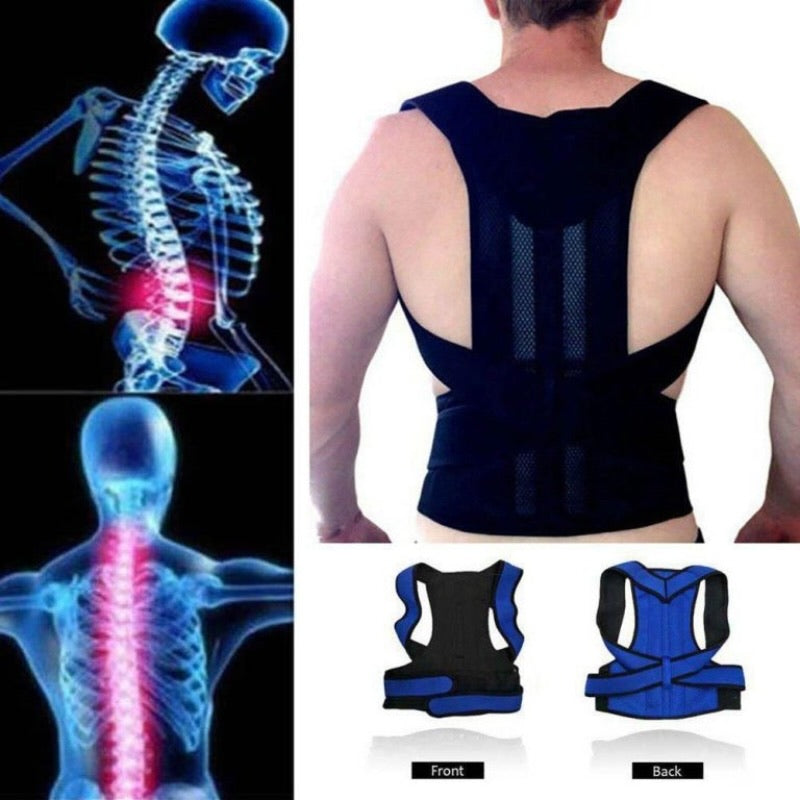 Back Pain Relief Posture Corrector Belt | Adjustable Support for Spine,
