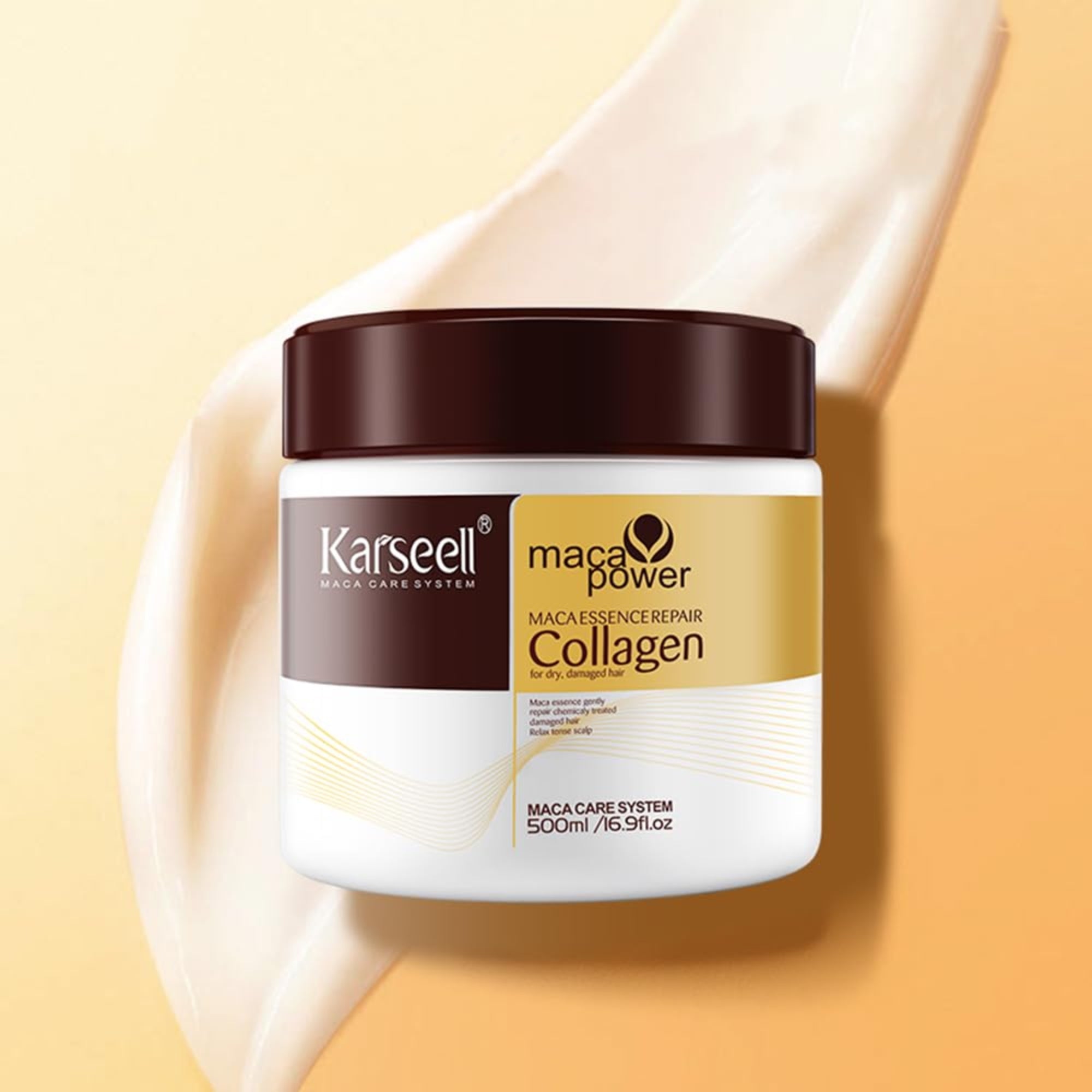 Karseell Collagen Deep Repair Hair Mask 500ml | Argan Oil & Collagen