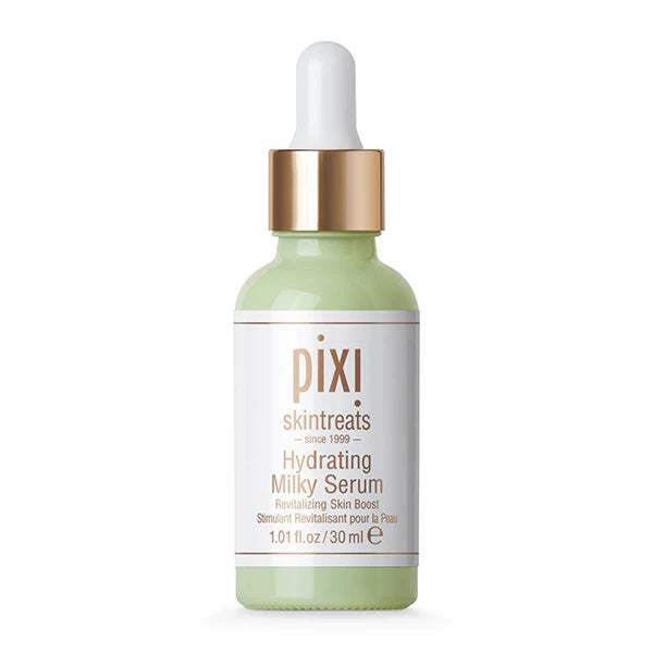  PIXI Hydrating Milky Serum bottle on a white background