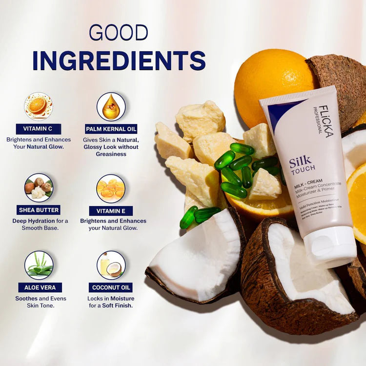 Flicka Silk Touch serum lightweight texture fast absorbing concentrate formula