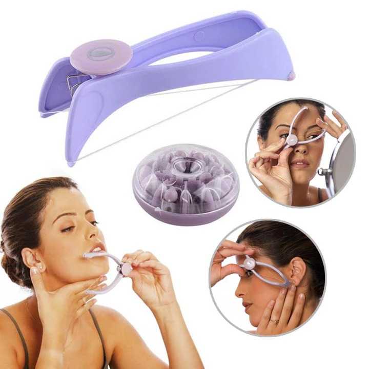 New Painless hair Removal Machine Slique Hair Threading Machine Sildne Face Hair Threading Tweezer