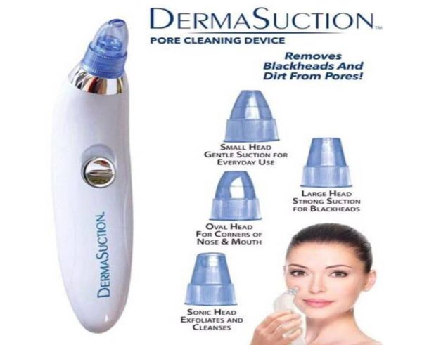 Blackhead Removal Machine | Derma Suction 3 In 1 Black Head Remover Machine
