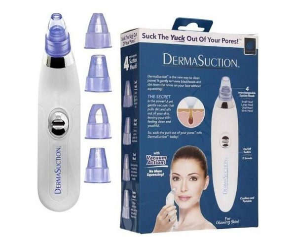 Blackhead Removal Machine | Derma Suction 3 In 1 Black Head Remover Machine