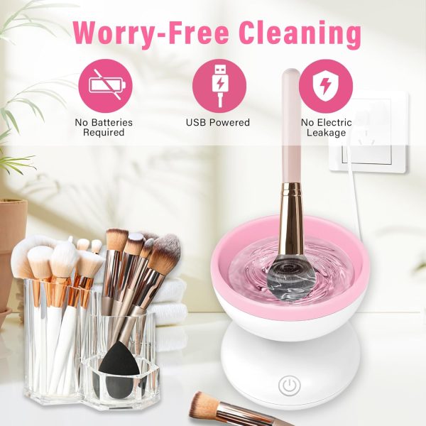 Electric Makeup Brush Cleaner Machine - Automatic |  USB Rechargeable