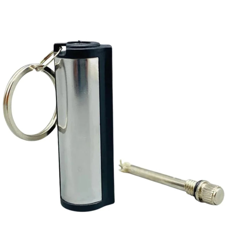 Permanent Match Striker Flint Stone Lighter with Keychain