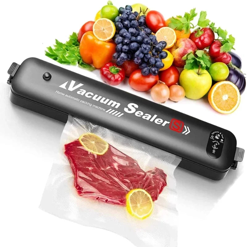 Vacuum Sealer Hand Machine ZKFK-001 | Automatic Food Sealer with 5 Vacuum Bags