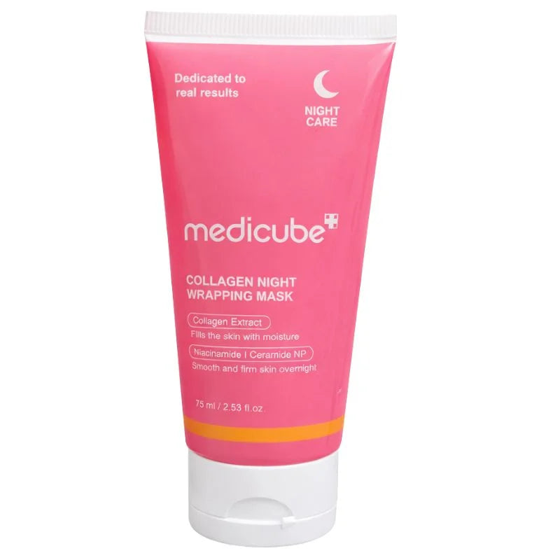 Medicube Collagen Night Wrapping Mask | Overnight Elasticity & Hydration Peel-Off Mask