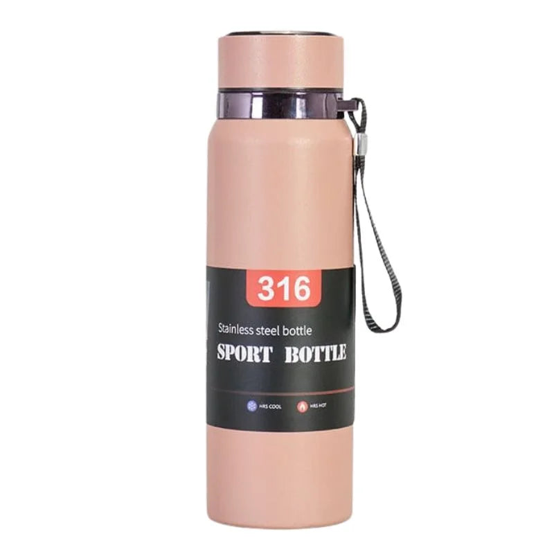 Digital Smart Vacuum 800ml Water Bottle | Stainless Steel Insulated Sports Bottle with LED Temperature Display