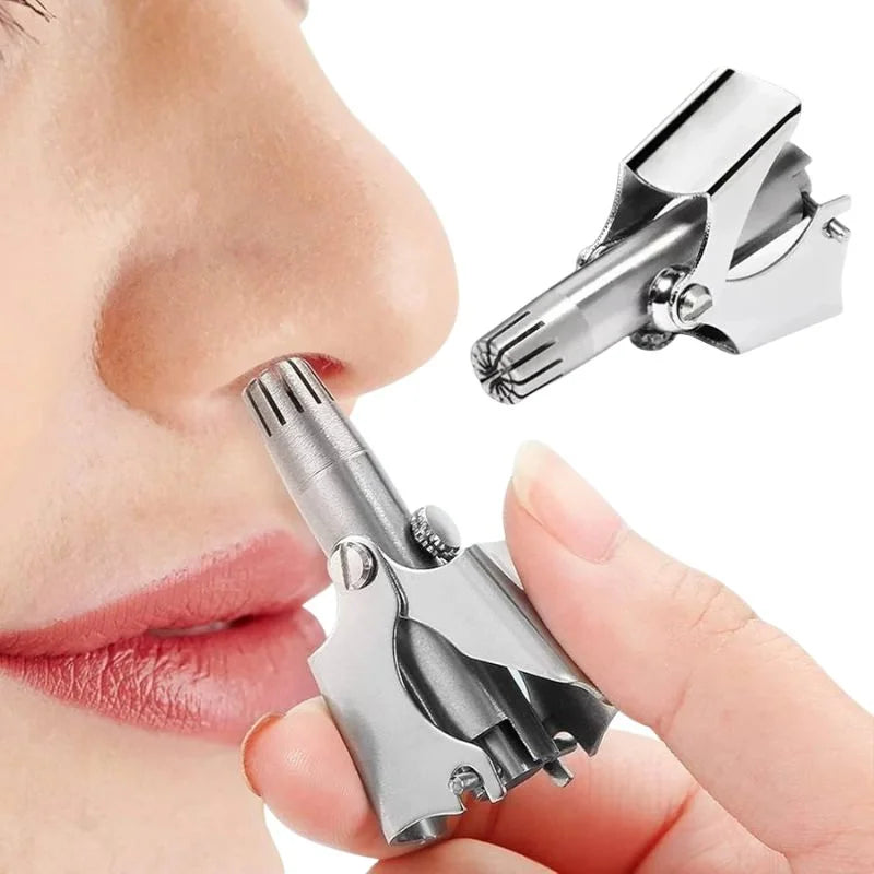 Manual Stainless Steel Nose & Ear Hair Trimmer