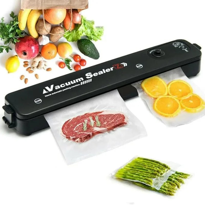 Vacuum Sealer Hand Machine ZKFK-001 | Automatic Food Sealer with 5 Vacuum Bags